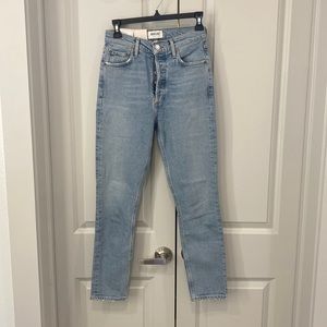 Agolde Nico high rise slim fit jeans size 25 NEW WITH TAGS
